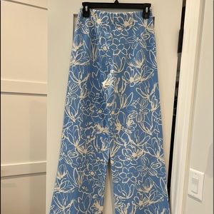 SOLD OUT ONLINE - zara wide leg floral pants size XS